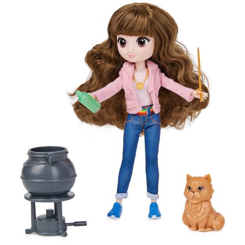 Figura Articulada com Acessórios - Brilliant Hermione - Wizarding World - Sunny