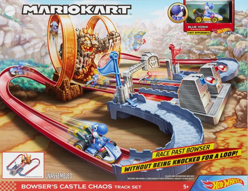 GNM22---Pista-Hot-Wheels-com-Carrinho---Mario-Kart---Castelo-do-Caos-do-Bowser-2