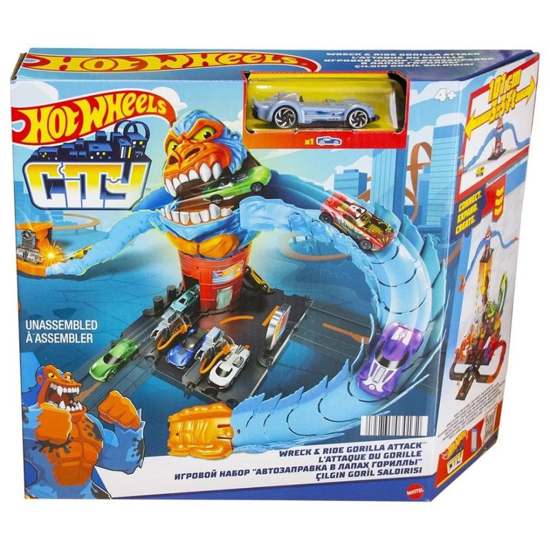 HDR30---Conjunto-de-Pista-com-Carrinho---Hot-Wheels-City---Ataque-do-Gorila--2