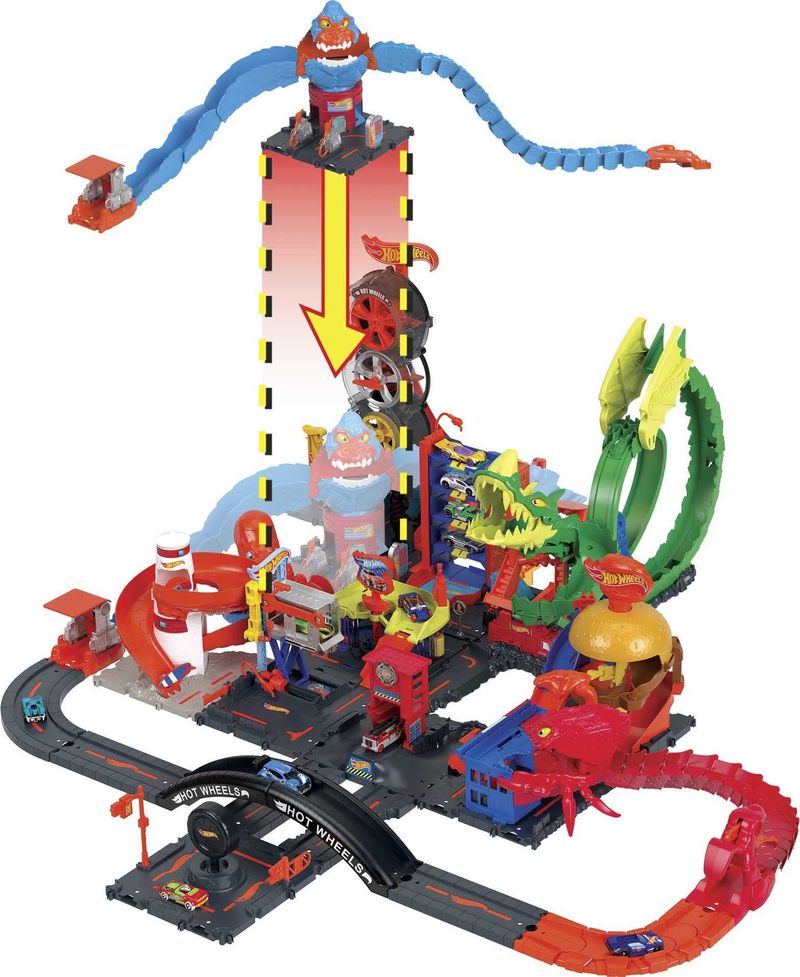 HDR30---Conjunto-de-Pista-com-Carrinho---Hot-Wheels-City---Ataque-do-Gorila--6