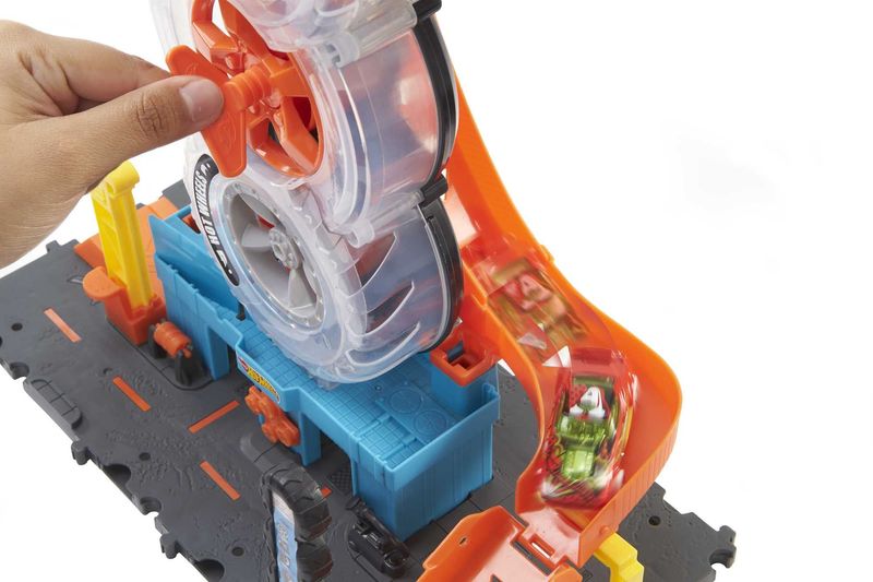 HDP02---Conjunto-de-Pista-com-Carrinho---Hot-Wheels-City---Super-Loja-de-Pneus-4