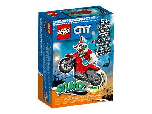 LEGO City - Motocicleta de Acrobacias - Reckless Scorpion - 15 Peças - 60332