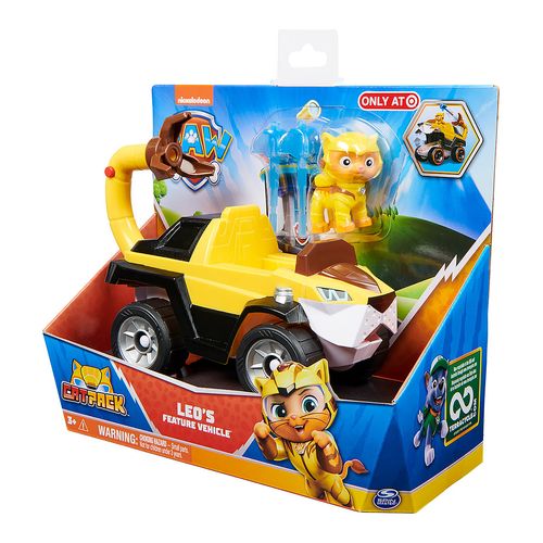 Veículo com Mini Figura - Patrulha Canina - Leo - Cat Pack - Sunny