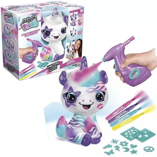 Pelúcia Unicôrnio para Pintar - Airbrush Plush - Style 4 Ever - Fun