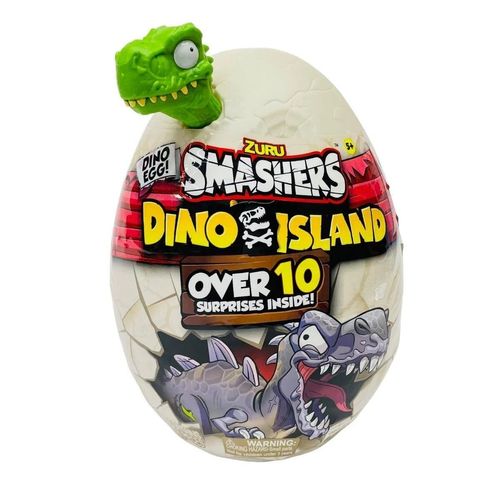 Ovo Smashers - Dino Island - Dino Egg - Estegossauro - Médio - Fun