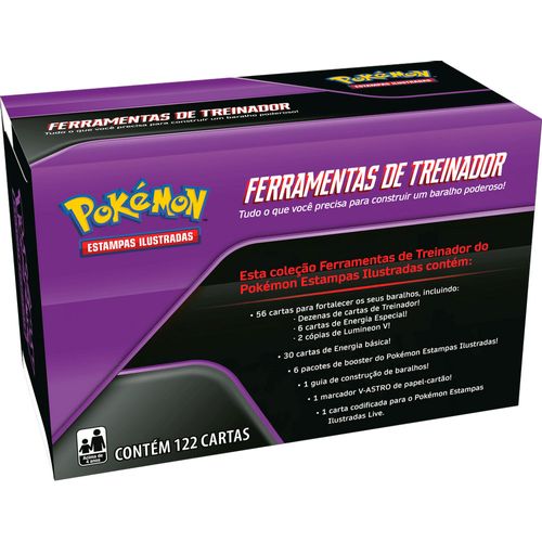 Pokémon Box - Ferramentas de Treinador - Lumineon V - Copag