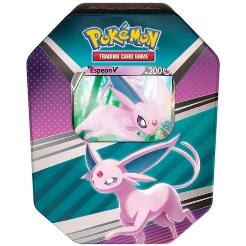 Lata Pokémon TCG - Heróis V - Espeon V - Copag