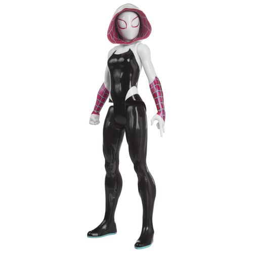Figura Articulada - Spider-Gwen - Spider-Man Across the Spider-Verse - Titan Hero Series - 30 cm - Hasbro