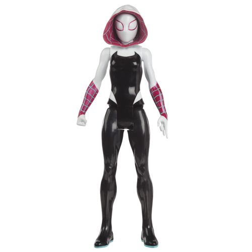 Figura Articulada - Spider-Gwen - Spider-Man Across the Spider-Verse - Titan Hero Series - 30 cm - Hasbro