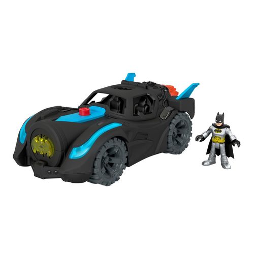 Veículo com Luz e Som e Mini Figura - Batman e Batmóvel Bat-Tech - DC Super Friends - Imaginext - Fisher-Price