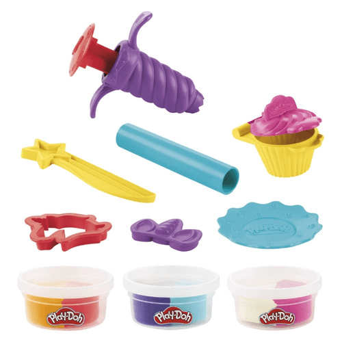 Massa de Modelar - Mimos de Unicórnio - Cupcakes e Biscoitos - Play-Doh - Hasbro