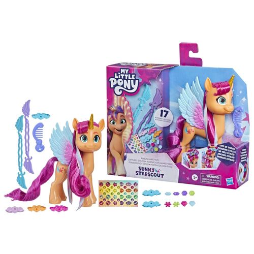 Boneca My Little Pony - Penteados com Fita - Sunny Starscout - Hasbro