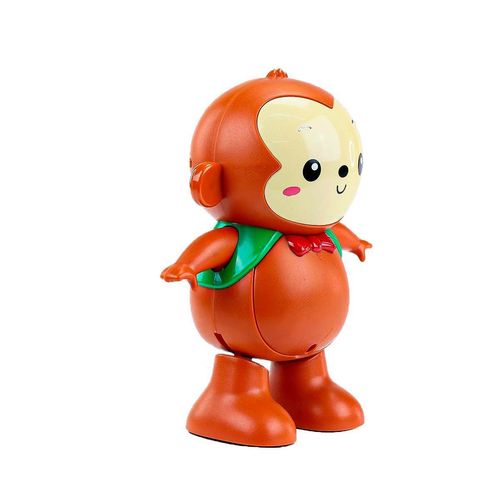 Figura Articulada com Luz e Som - Macaquinho Dançante - BBR TOYS