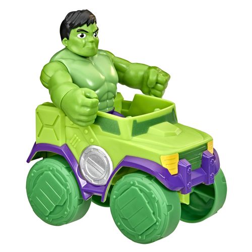 Veículo com Figura - Hulk - Spidey and His Amazing Friends - Hasbro