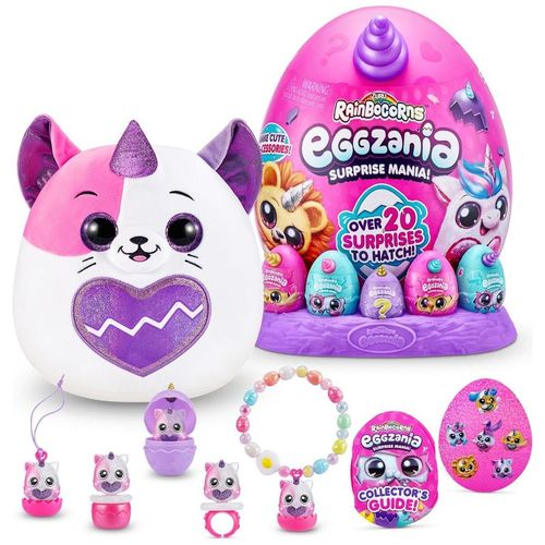 Ovo com Pelúcia Surpresa - Rainbocorns - Unicórnio - Eggzania  Surprise - Fun