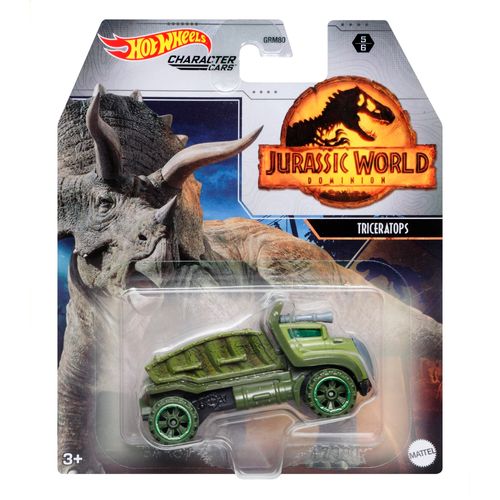 Carrinho Hot Wheels - Triceratops - Jurassic World Dominion - 1:64 - Mattel