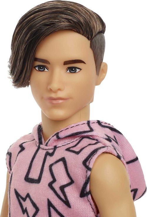 Boneco Ken Fashionista com Estojo - Colete Rosa - 193 - Mattel