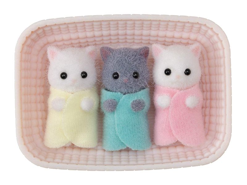 1-Sylvanian-Families---Trigemeos-Gatos-Persas---Epoch