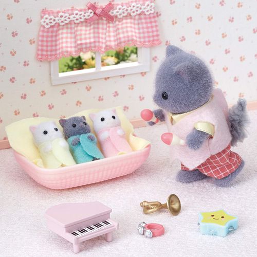 Sylvanian Families - Trigêmeos Gatos Persas - Epoch