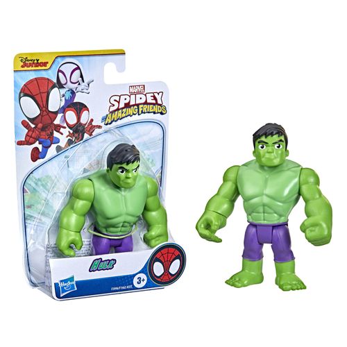 Figura Articulada - Hulk - Spidey Amazing Friends - Hasbro