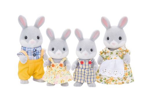 Sylvanian Families - Família dos Coelhos Cauda de Algodão - Epoch