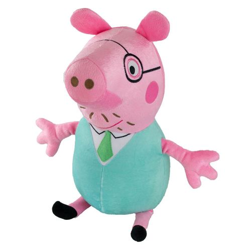 Pelúcia Peppa Pig - Papai Pig - 40cm - Sunny