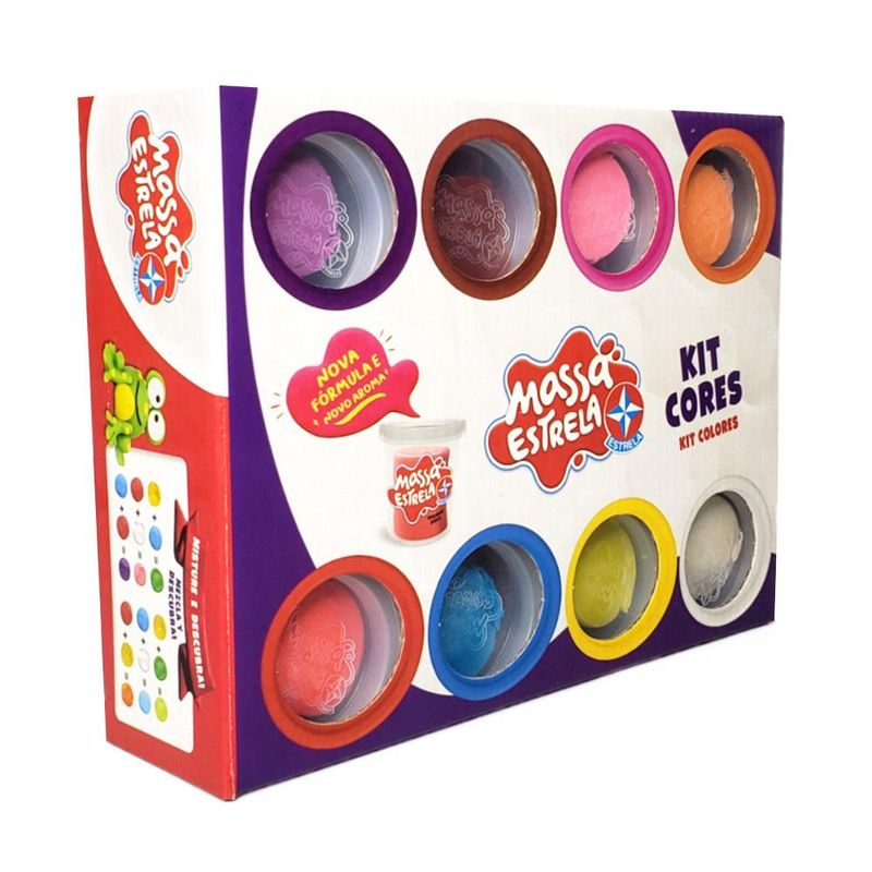 1-Massa-de-Modelar---Kit-Cores-e-Colores---Estrela