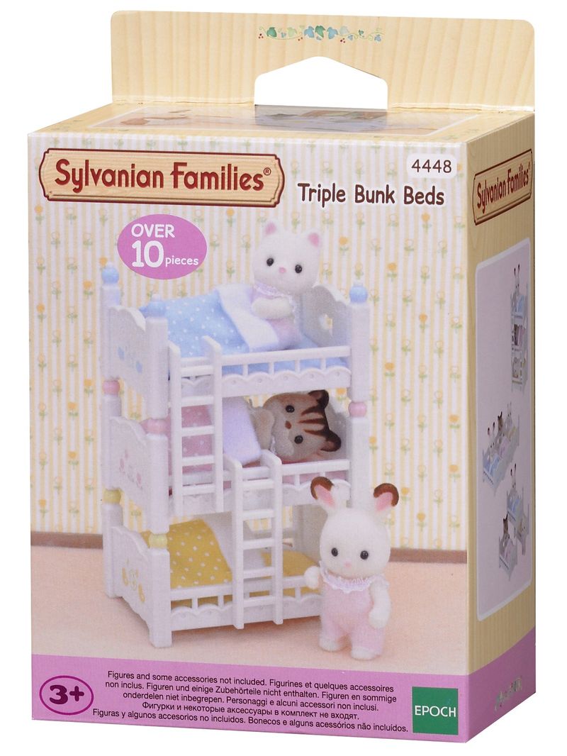 2-Sylvanian-Families---Beliche-Tripla---Epoch