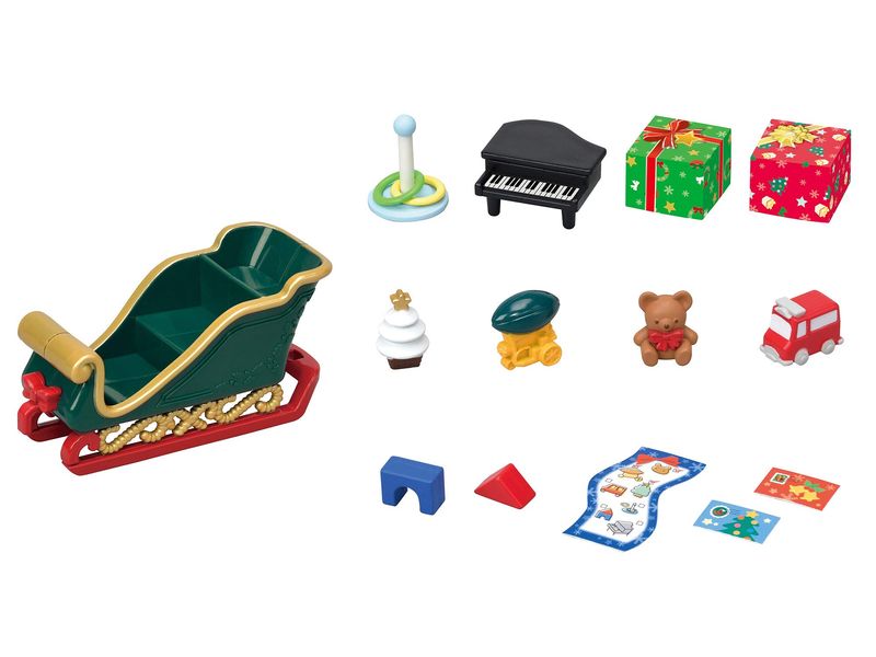 3-Sylvanian-Families---Senhor-Lion-s-no-Treno-de-Inverno---Epoch