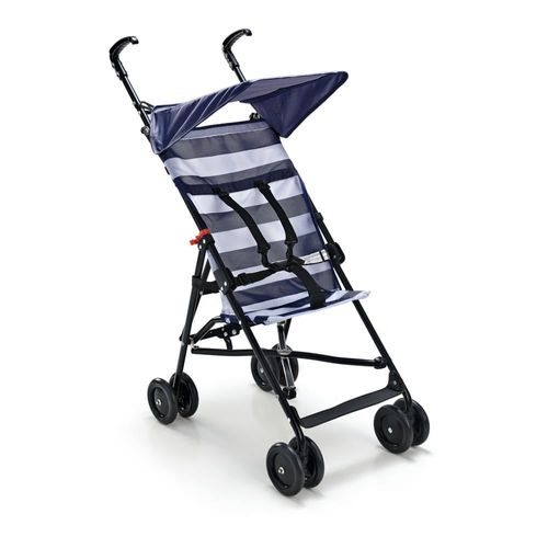 Carrinho de Bebê - Guarda-Chuva Navy - Azul Marinho - Até 15kgs - Multikids Baby