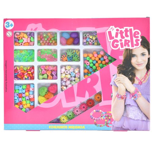 Kit Miçangas - Pulseiras e Colares - My Little Girls