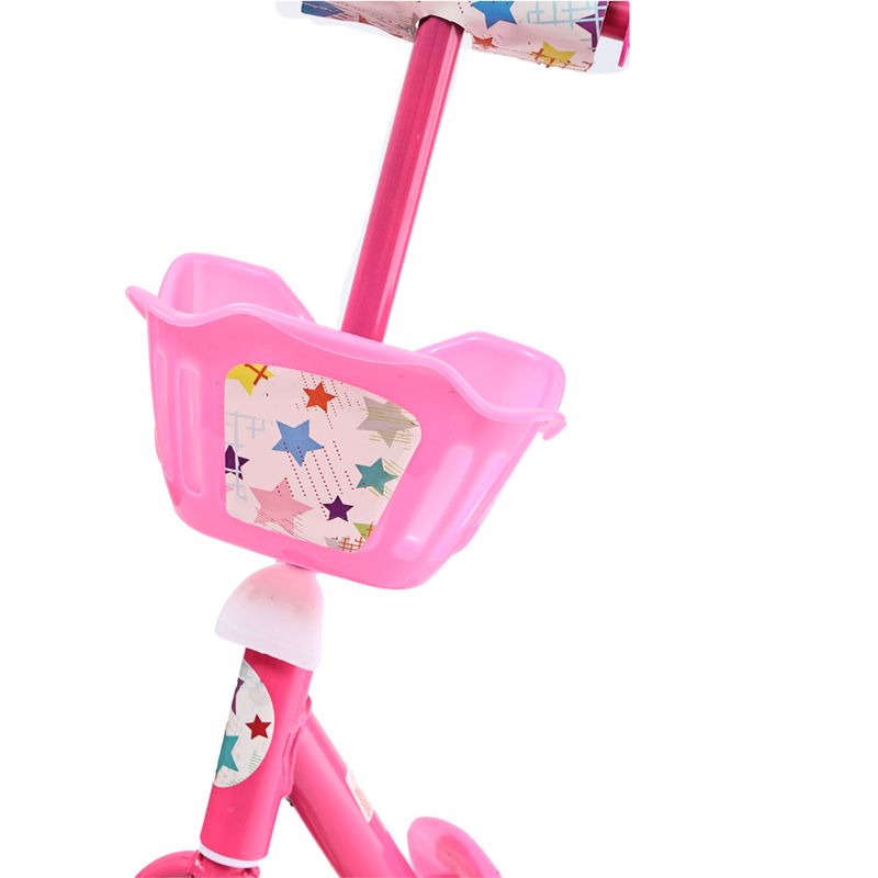 4-Patinete-Infantil-com-3-Rodas---Patinete-Triline-Com-Cesta---Rosa