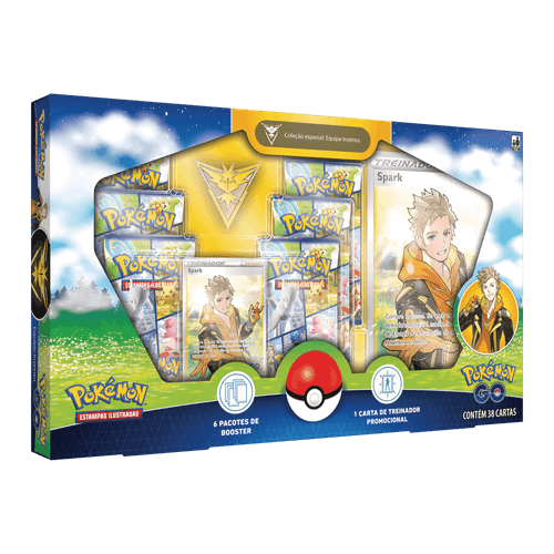 Box de Cartas - Pokémon GO - Coleção Especial: Equipe Instinto - Copag