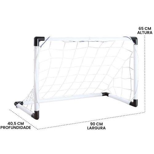 Conjunto Gol - Bola e Goleira - 65x90 cm - BBR Toys