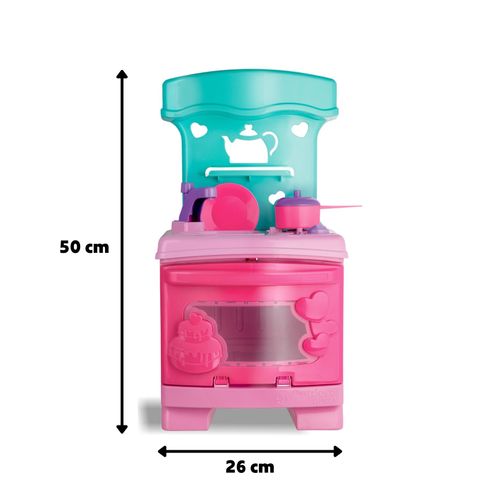 Cozinha Sonho de Menina - Sweet Fantasy -  Rosa e Ciano - Cardoso Toys