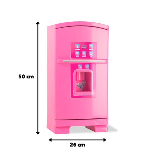 Geladeira Sonho de Menina - Sweet Fantasy - Rosa - Cardoso Toys
