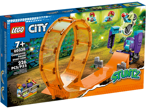 LEGO City - Giro Acrobático - Fantástico Chimpanzé - 226 Peças - 60338
