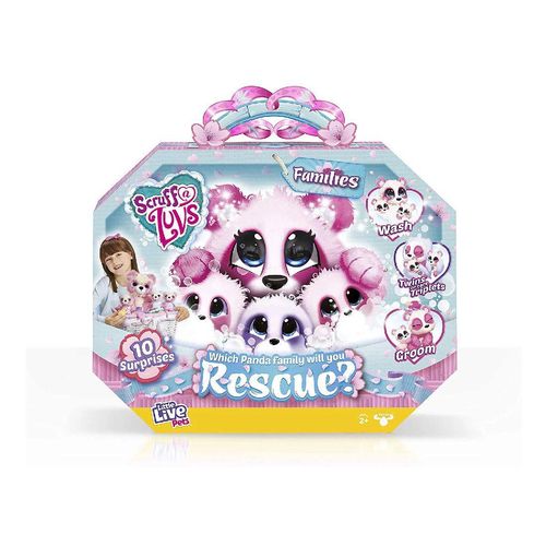 Pelúcia Supresa - Adotados - Família Panda - Scruff A Luvs - Fun