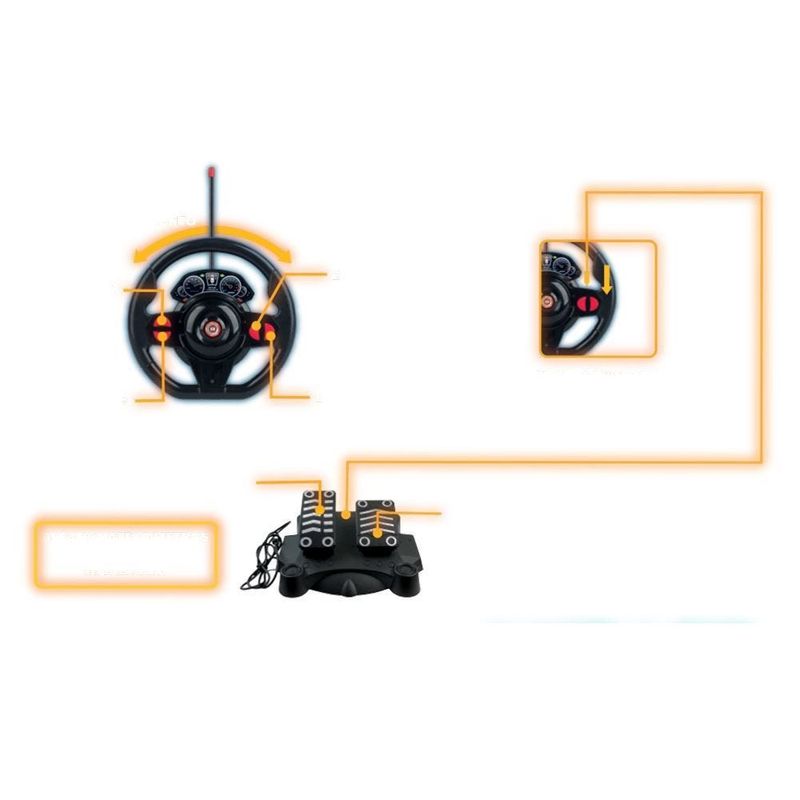 5-Carrinho-de-Controle-Remoto---Thunder-Vermelho---Racing-Control---27cm--116---Multikids