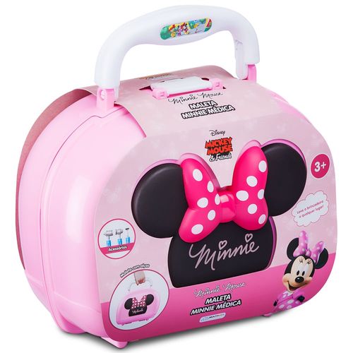 Maleta com Acessórios - Minnie Médica - Minnie Mouse - Disney - Multikids