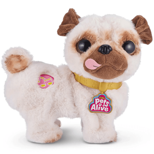 Pelúcia Interativa - Poppy Pug - Pets Alive - 25cm - Candide