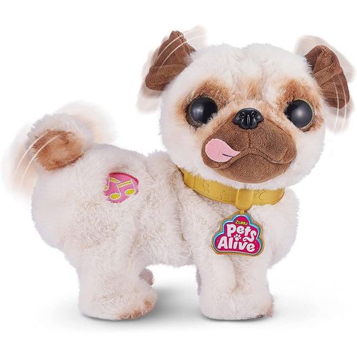 Pelúcia Interativa - Poppy Pug - Pets Alive - 25cm - Candide
