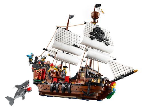 LEGO Creator 3 em 1 - Barco Pirata - 1260 Peças - 31109