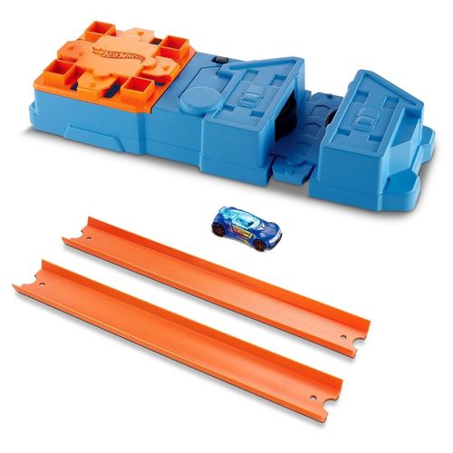 Pista Hot Wheels com Carrinho - Track Builder - Conjunto Acelerador - Mattel