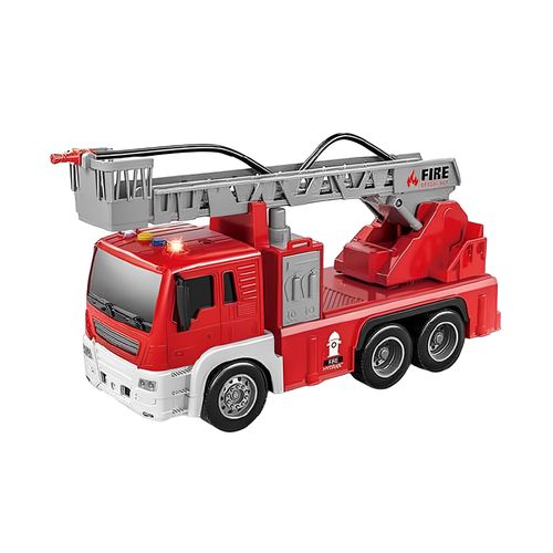 Caminhão de Bombeiro com Fricção - FireTruck Luz e Som - Vermelho - 25cm - 1:16 - Yes Toys