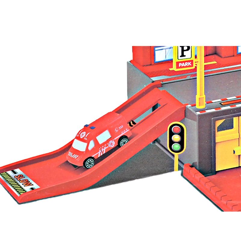 2-Playset-Base-dos-Bombeiros-com-Mini-Veiculos---Hot-Speeds---Veiculos-de-Resgate