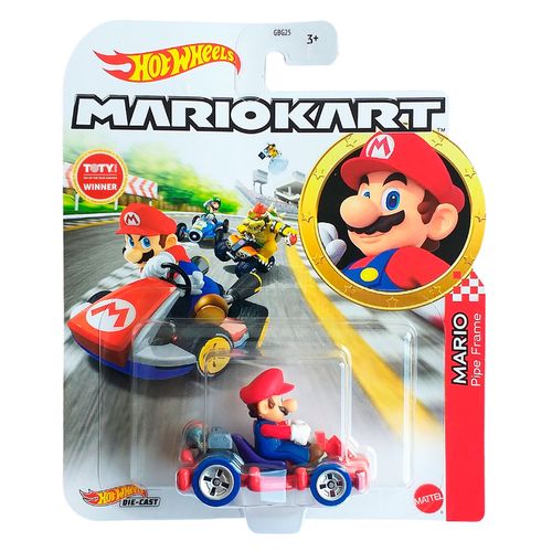 Carrinho Hot Wheels - Mario - Mario Kart - Pipe Frame - 1:64 - Mattel