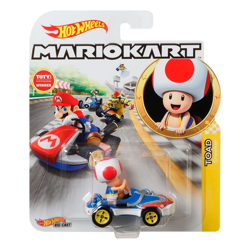 Carrinho Hot Wheels - Toad - Mario Kart - Sneeker - 1:64 - Mattel