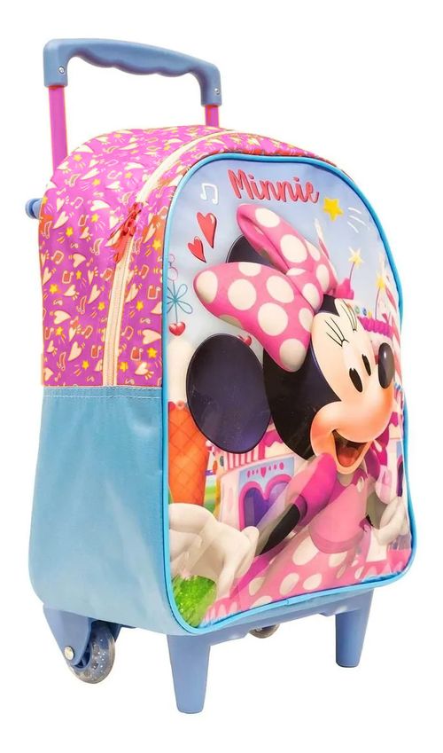 Mochila com Rodinhas - Minnie Mouse - Disney - 50cm - Xeryus