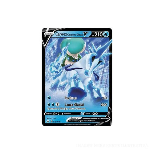 Box de Cartas Pokémon - Calyrex Vmax - Batalha de Liga Pokémon - Copag